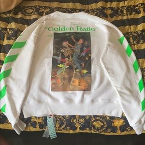 Golden ratio offwhite sweater.